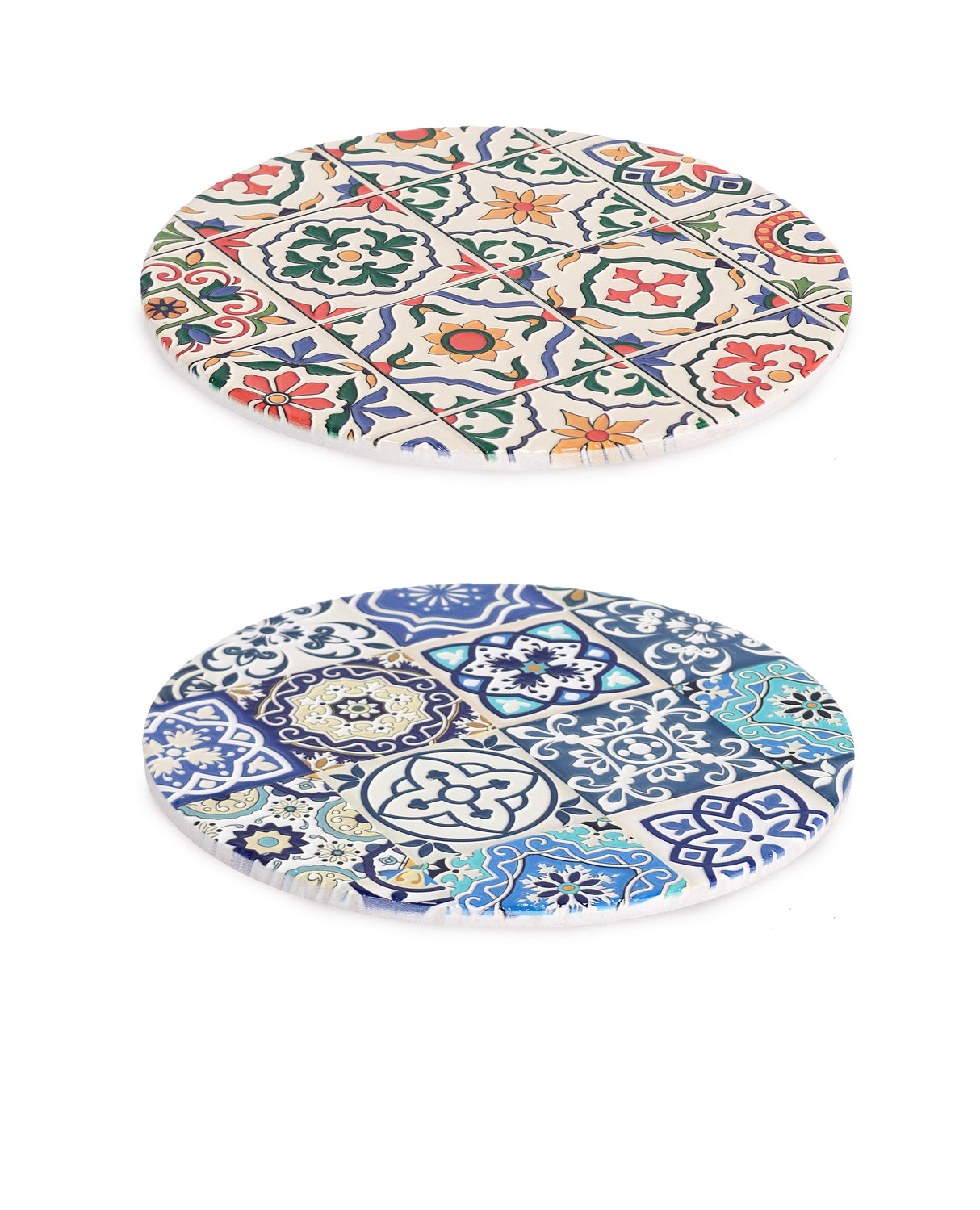 bizzotto bizzotto sottopentola soraia tonda d 20 cm blu rosso ass 1 pz ean 8051836791985