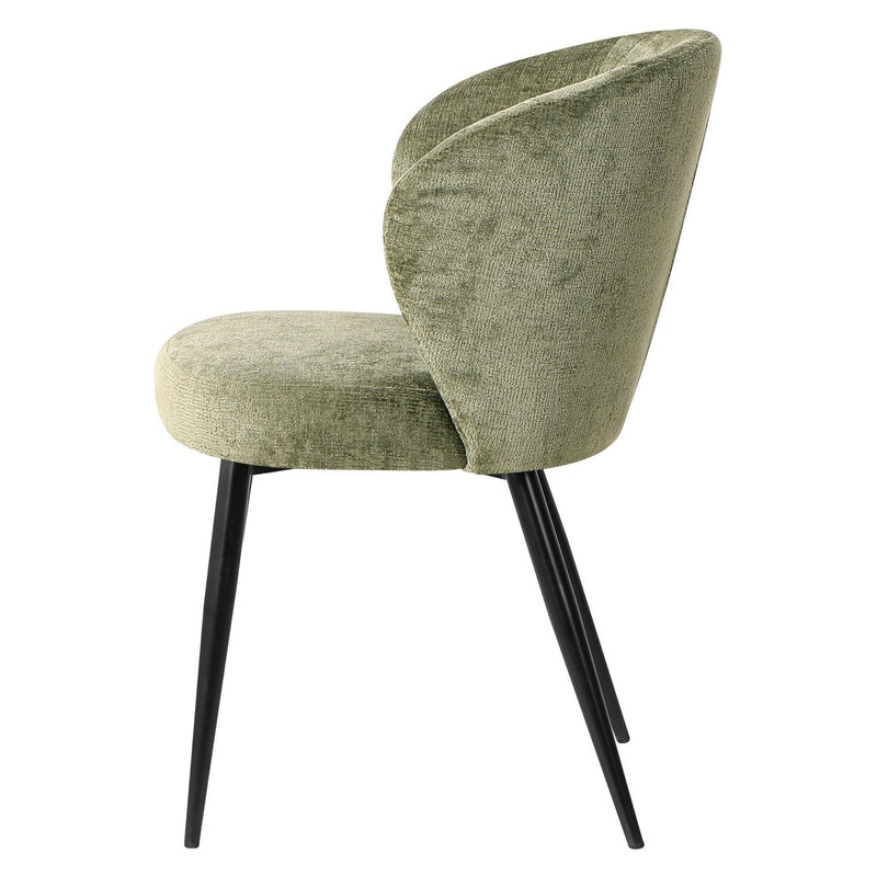di mo commerciale di mo commerciale poltroncina evelyn 58 x 48 cm h 805 cm in tessuto verde con gambe in metallo sedia design elegante ean 8010402515202