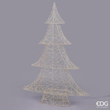 edg enzo de gasperi edg enzo de gasperi albero di natale led pearls 1 440 microled h 150 cm l 104 cm l 27 cm ip44 light gold ean 8059824546821