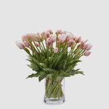 edg enzo de gasperi edg enzo de gasperi bouquet di 5 tulipani chiusi gomma olis ass h 40 cm bianco o rosa 1 pz ean 8059824081803