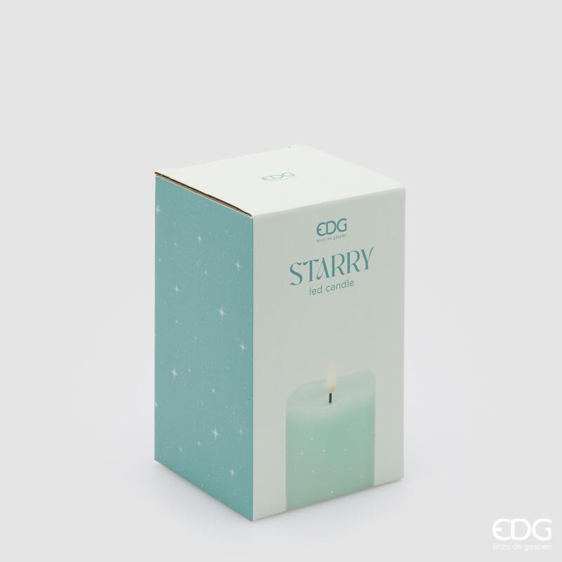 edg enzo de gasperi edg enzo de gasperi candela led starry con moccolo h 125 cm d 75 cm ip20 verde chiaro ean 8059824475770