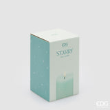 edg enzo de gasperi edg enzo de gasperi candela led starry con moccolo h 125 cm d 75 cm ip20 verde chiaro ean 8059824475770