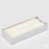 edg enzo de gasperi edg enzo de gasperi candela stelo twist h 23 cm d 22 mm cf 10 pz avorio ean 8059824153425