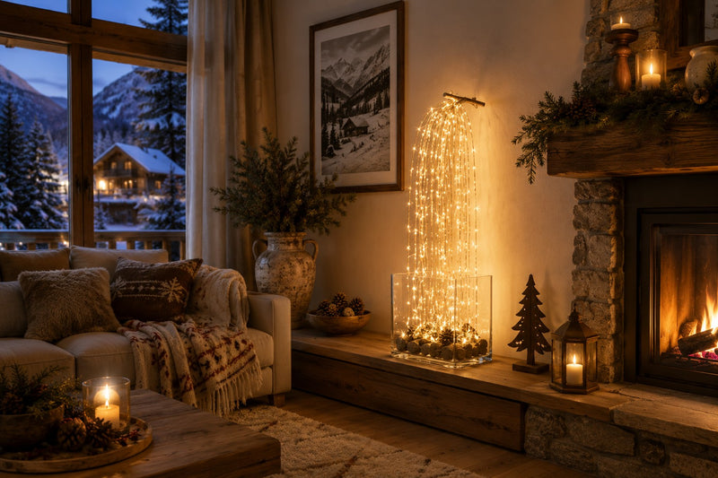 edg enzo de gasperi edg enzo de gasperi cascata natalizia a led 40 fili 1 120 luci l 240 cm cavo 10 mt camel ean 8056372302480