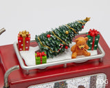 edg enzo de gasperi edg enzo de gasperi decor furgone babbo natale h 215 cm l 28 cm l 9 cm musica mov led red ean 8059824583383