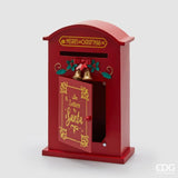 edg enzo de gasperi edg enzo de gasperi decoro cassetta posta natalizia h 41 cm l 27 cm l 12 cm rossa ean 8059824562685