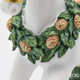 edg enzo de gasperi edg enzo de gasperi decoro cavallo a dondolo natale h 355 cm l 305 cm l 11 cm multicolor ean 8059824540591