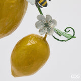 edg enzo de gasperi edg enzo de gasperi decoro limone da appendere pianta artificiale h 30 cm l 12 x 26 cm verde giallo ean 8059824628800