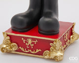 edg enzo de gasperi edg enzo de gasperi decoro soldatino natale con corona h 60 cm l 155 cm l 14 cm green red ean 8059824541437