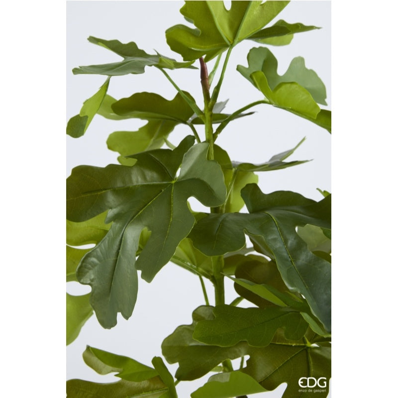 edg enzo de gasperi edg enzo de gasperi fico con vaso h 150 cm pianta artificiale verde ean 8059824613233