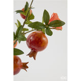 edg enzo de gasperi edg enzo de gasperi melograno con vaso e foglie x8 pianta artificiale h 60 cm coral ean 8059824634863