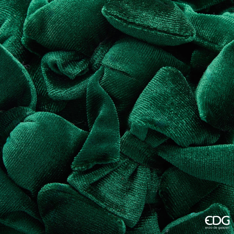 edg enzo de gasperi edg enzo de gasperi palla di natale con fiocchi 22 cm verde addobbo per albero di natale ean 8059824731142