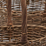 edg enzo de gasperi edg enzo de gasperi set 3 pz cesto willow ovale con manico h 51 cm h 45 cm h 37 cm midollino ean 8059824358820