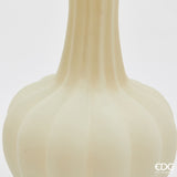 edg enzo de gasperi edg enzo de gasperi vaso flow sinuoso h 31 cm d 17 cm waterproof vetro avorio ean 8059824596826