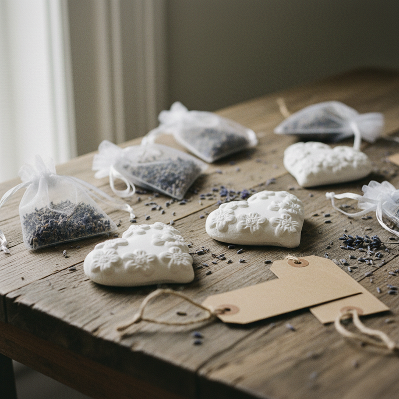Decora bomboniere e segnaposto con il gesso cuore fiori Etm, bianco opaco, 3,5 cm, conf. 12 pz. Personalizzabile, dettaglio raffinato.