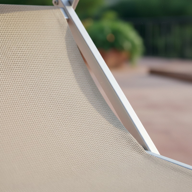 moia greenwood moia greenwood lettino mare con tettuccio in alluminio e textilene sabbia lettino spiaggia regolabile design resistente ean 8013054123573