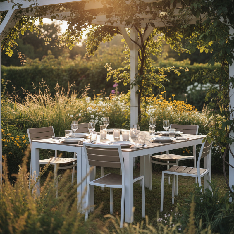 moia greenwood moia greenwood tavolo maiorca allungabile 160210x95 cm alluminio bianco con piano resin wood tavolo outdoor design moderno ean 8013054838019