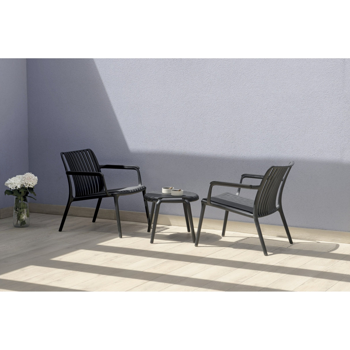 moia greenwood moia greenwood tavolino balcony set valencia in resina antracite tavolino in polipropilene con fibra di vetro design outdoor ean 8013054838149