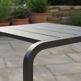 moia greenwood moia greenwood tavolino 40 x 40 cm in alluminio antracite dogato tavolino outdoor design moderno ean 8013054838941