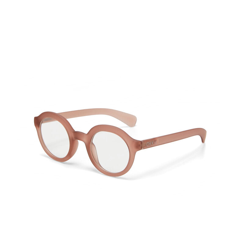 okkia okkia occhiale da lettura mod lauro premontato soft touch trasparent rose diottrie 1 00 ean 8056211370823