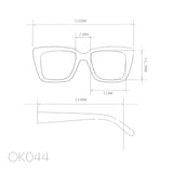 okkia okkia occhiale da sole premontato mod elba spring arms classic havana ean 8056211371240