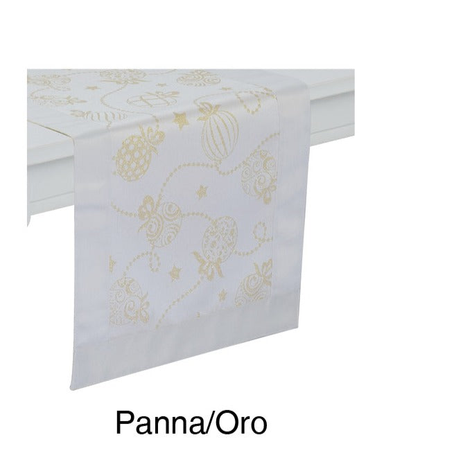 preziosa home preziosa home runner natale ass 40 x 140 cm con lurex no stiro 1 pz ean 8050264038891