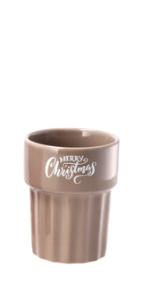 regalo italiano regalo italiano bicchiere natale merry christmas ass 260 ml rosso o verde o beige 1 pz ean 8057586162297