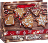 regalo italiano regalo italiano busta regalo di natale carta ass 31 x 12 cm h 26 cm multicolor 1 pz ean 8021785836785