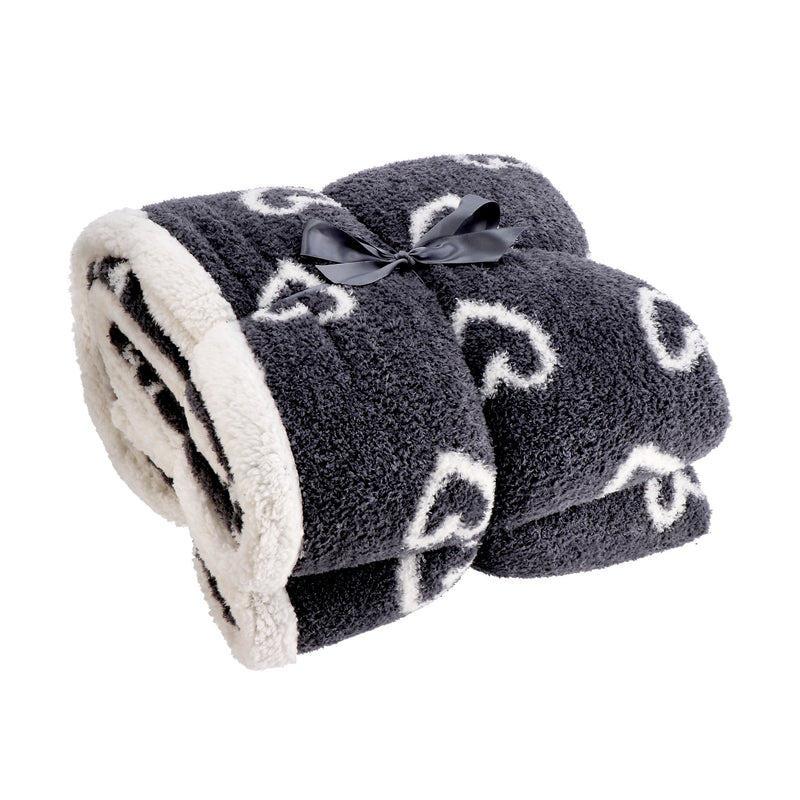 regalo italiano regalo italiano coperta sherpa thierry matrimoniale 200 x 220 cm fantasia cuori 1 pz ean 8057586277809