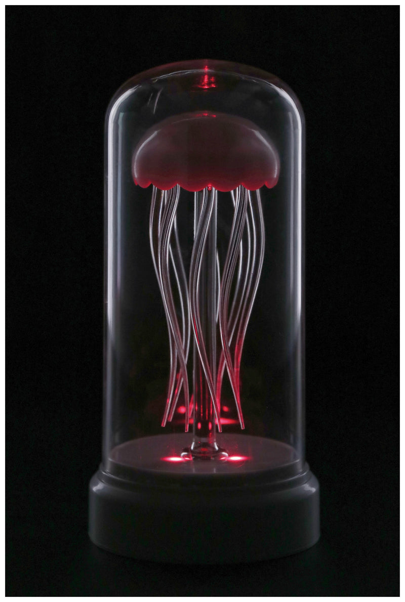 regalo italiano regalo italiano lampada medusa rgb led con movimento effetto acquario decorativo d 10 cm h 21 cm ean 8057586207035