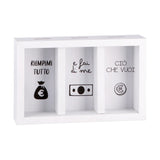 regalo italiano regalo italiano salvadanaio in mdf e vetro 3 scomparsi 23 x 6 cm h 15 cm ass porta risparmi decorativo moderno 1 pz ean 8057586123694