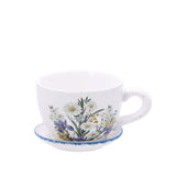 regalo italiano regalo italiano tazza con piattino 16 x 12 cm h 9 cm ass tazza decorativa in ceramica con sottotazza 1 pz ean 8057586191808