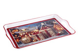 regalo italiano regalo italiano vassoio rettangolare natale plastica 53 x 35 cm h 5 cm ass multicolor 1 pz ean 8057586065079