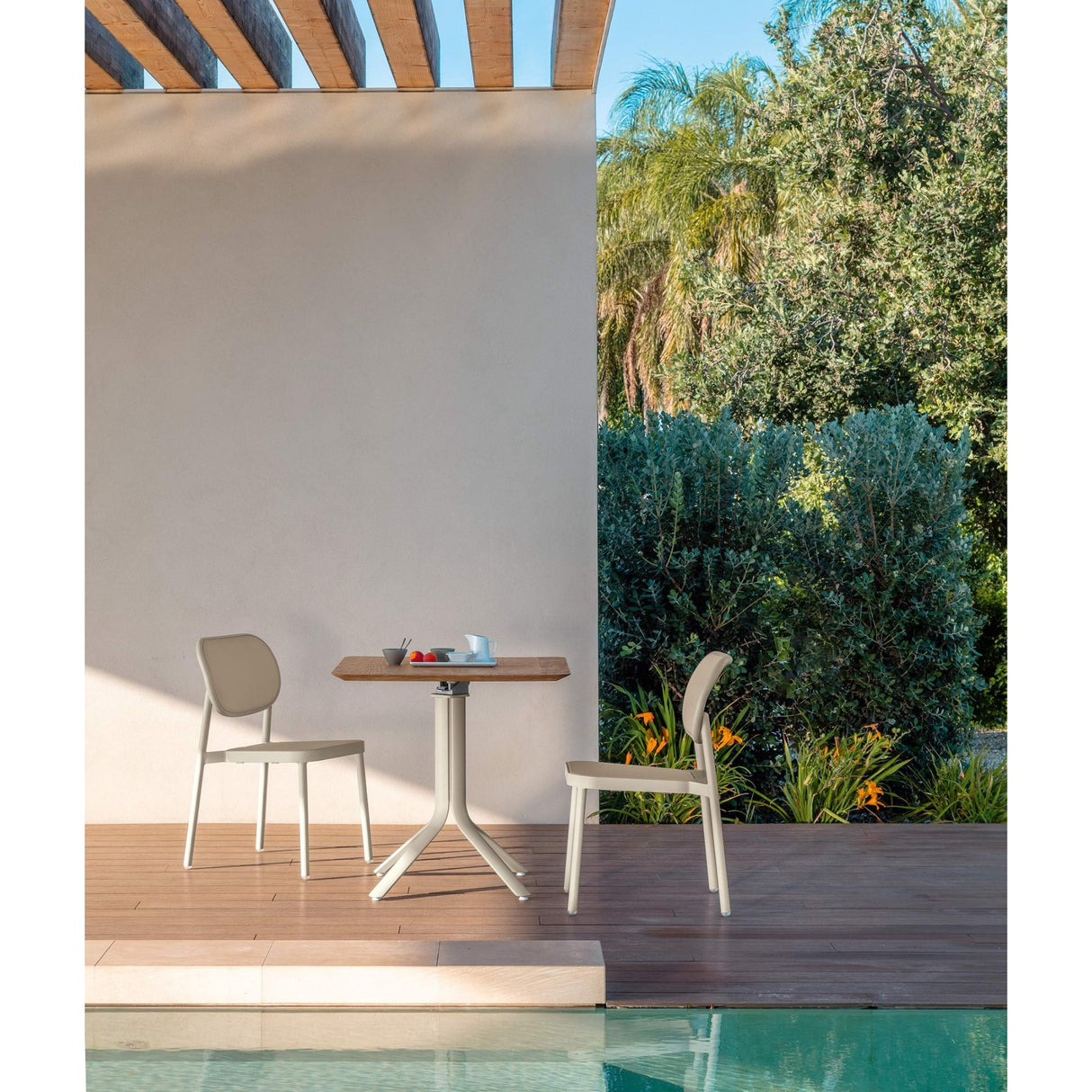 talenti talenti meg sedia pranzo bianco tortora