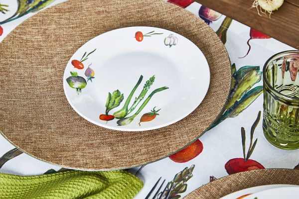 tognana tognana servizio tavola atollo ortolana 18 pz porcellana multicolor ean 8056444355628