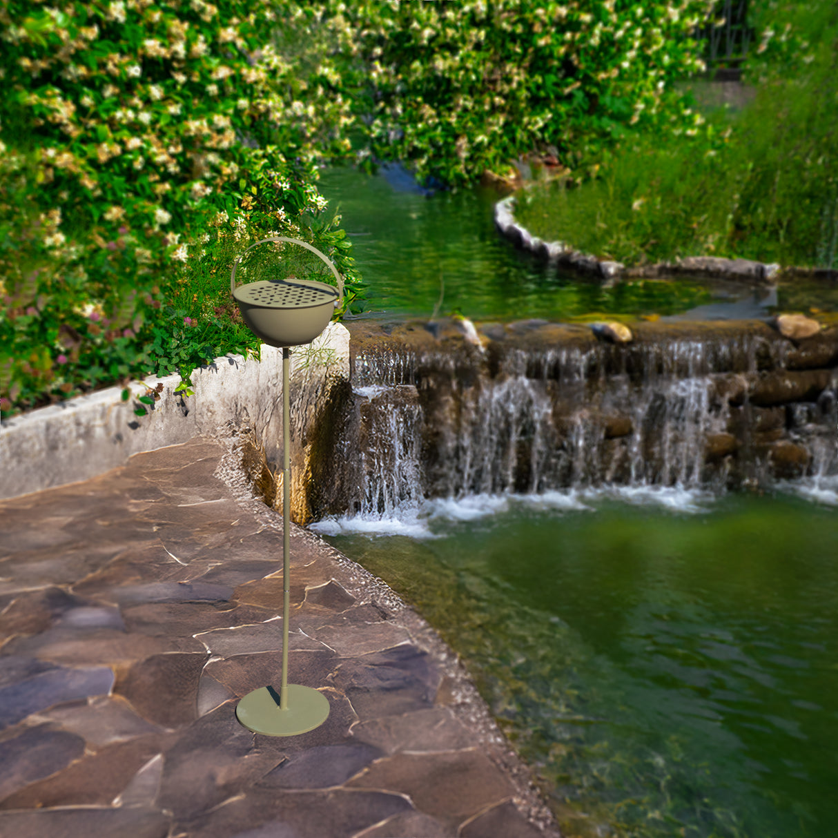 wd lifestyle wd lifestyle portazampirone da tavola e da terra con asta magnetica verde oliva ean 8055035680118