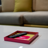 wd lifestyle wd lifestyle vassoio svuota tasche quadrato 20 x 20 cm decoro macaron ean 8055035680453