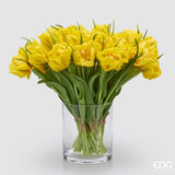 edg enzo de gasperi edg enzo de gasperi bouquete tulipano parrot x3 h 40 cm con bocciolo giallo ean 8059824612663