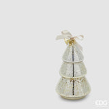 edg enzo de gasperi edg enzo de gasperi candela pino di natale con profumo h 16 cm d 85 cm vetro amber ean 8059824403971