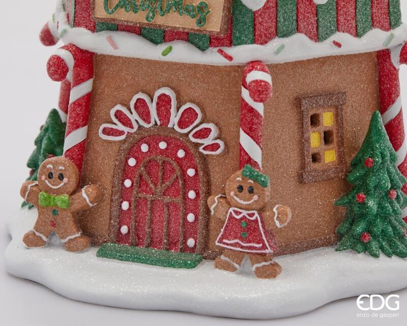 edg enzo de gasperi edg enzo de gasperi decoro mulino marzapane natale led h 50 cm l 30 cm l 23 cm multicolor ean 8059824567215