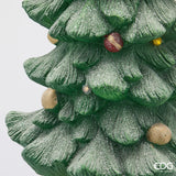 edg enzo de gasperi edg enzo de gasperi decoro pino natalizio con led h 100 cm d 40 cm verde rosso ean 8059824578198