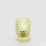 edg enzo de gasperi edg enzo de gasperi lampada da tavolo bubbles rotondo led h 11 cm d 85 cm ip20 scatola regalo verde ean 8059824611093