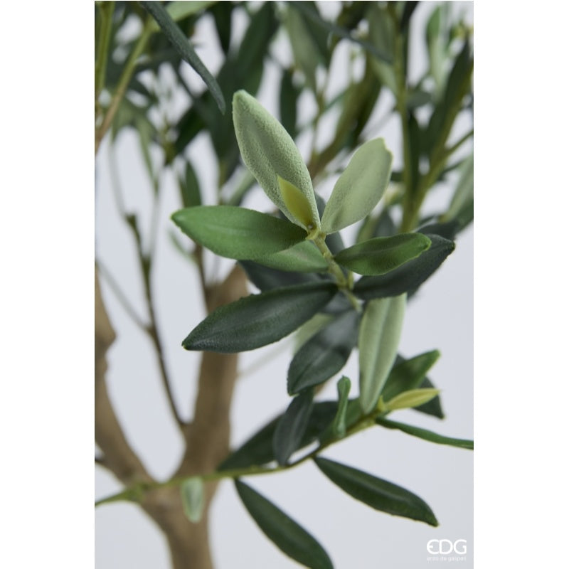 edg enzo de gasperi edg enzo de gasperi olivo con vaso h 157 cm pianta artificiale anti uv verde ean 8059824607614