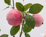 edg enzo de gasperi edg enzo de gasperi ramo mela x11 con foglie pianta artificiale h 80 cm crema rosa ean 8059824637116