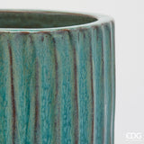 edg enzo de gasperi edg enzo de gasperi set 4 pz vaso glaze atlas righe h 68 cm h 56 cm h 44 cm h 37 cm waterproof mix blu ean 8059824609014