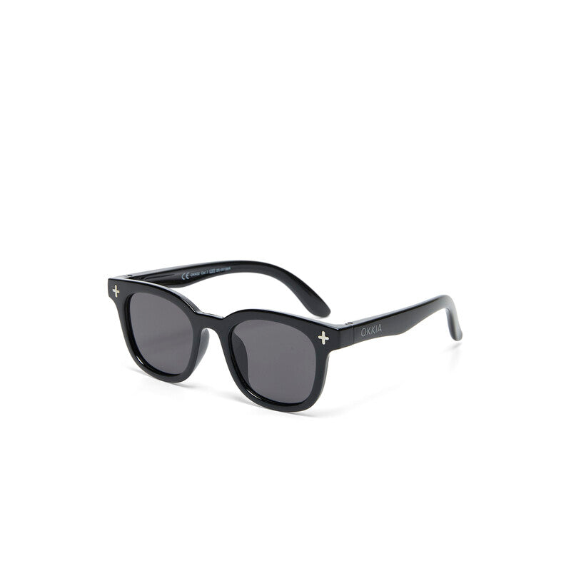 okkia okkia occhiale baby da sole premontato montatura lucida colore black 6 10 anni ean 8056211372025