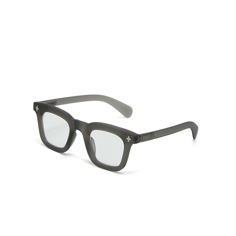 okkia okkia occhiale da lettura mod firenze premontato soft touch translucent smoke diottrie 2 00 ean 8056211374852
