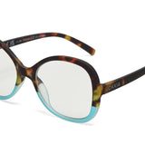 okkia okkia occhiale da lettura mod verona premontato butterfly soft touch spring anti luce blu havana blue diottrie 1 00 ean 8056211374005