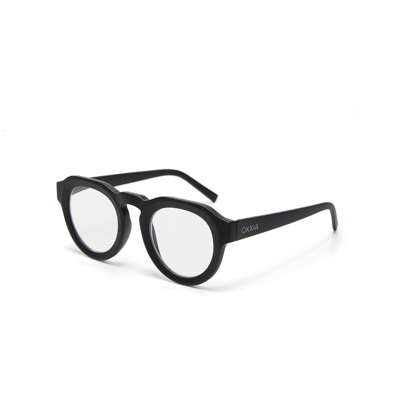 okkia okkia occhiale da lettura mod zeno soft touch anti luce blu nero diottrie 2 50 ean 8056211370908