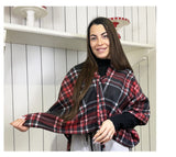 preziosa home preziosa home mantella natale coprispalle ass in coral 120 x 120 cm multicolor 1 pz ean 8050264188367